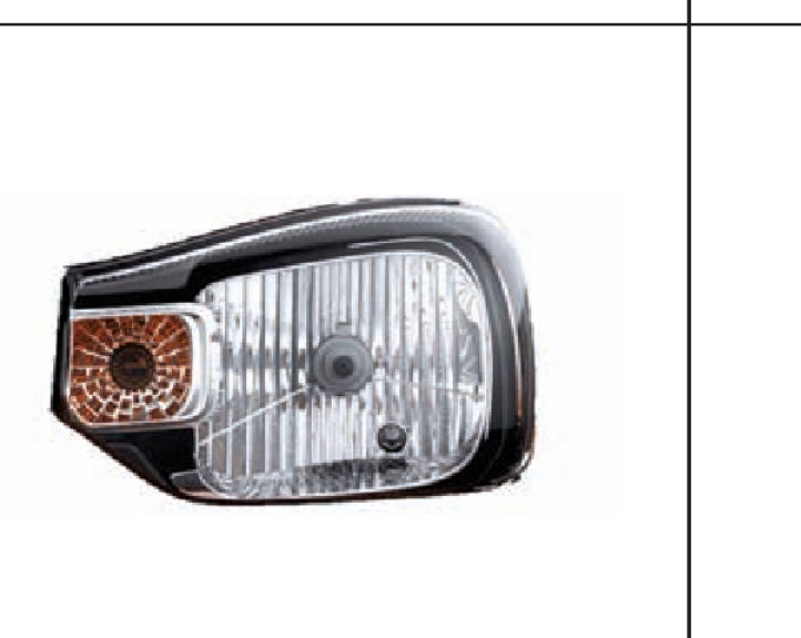 Head Light Espreso W Blub LH
